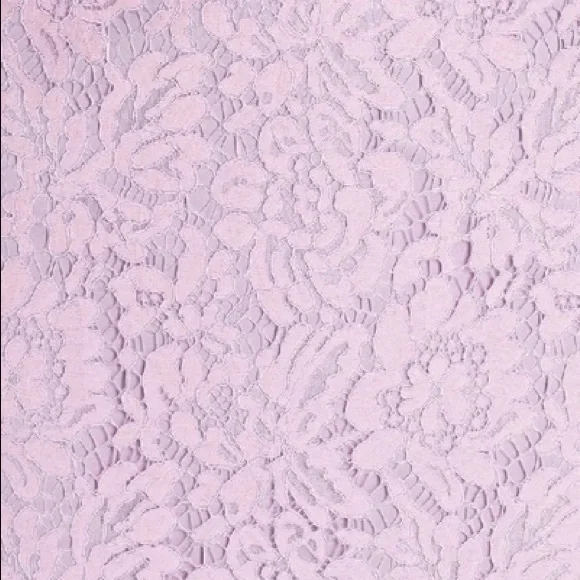 BB Dakota Cara High Neck Lace Cocktail Dress In Lavender - Picture 9 of 9